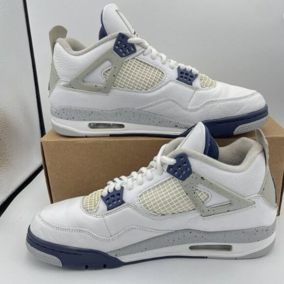 Jordan 4 Retro Midnight Navy - Picture 2 of 4